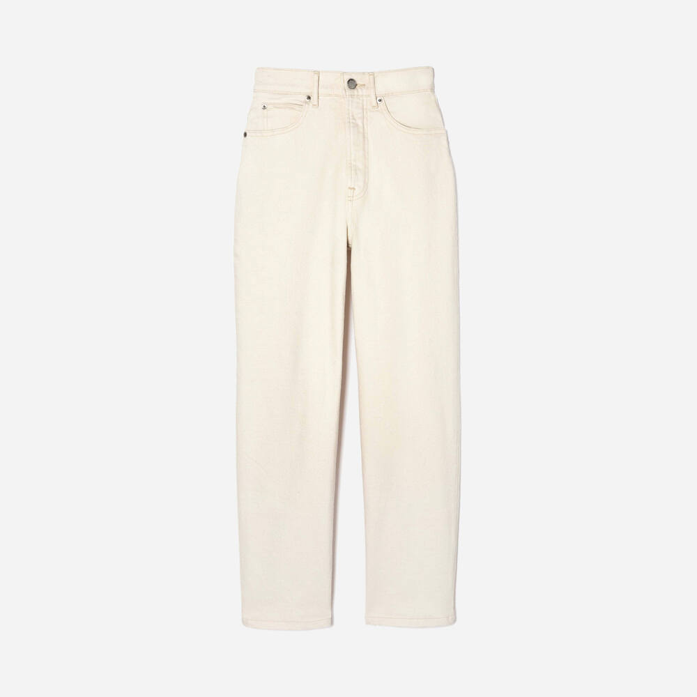 Everlane Women's Way-High® Jean in Ecru, Size 30